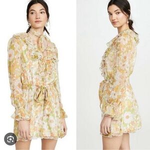 Zimmermann Floral Playsuit